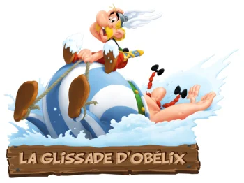 glissade d'obélix parc astérix noel gaulois